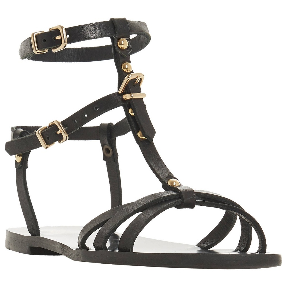 Bertie Leaih T Bar Sandals